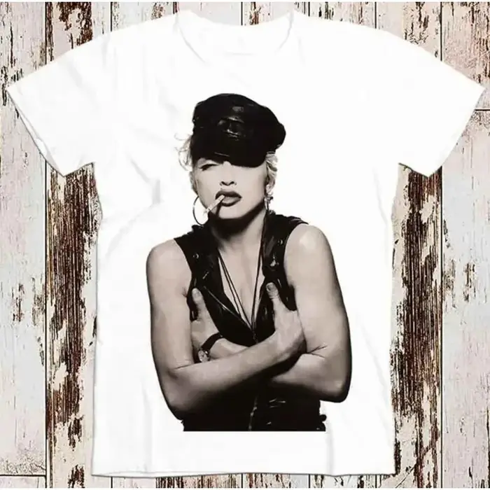 T-shirt Madonna Smoking Super pour hommes