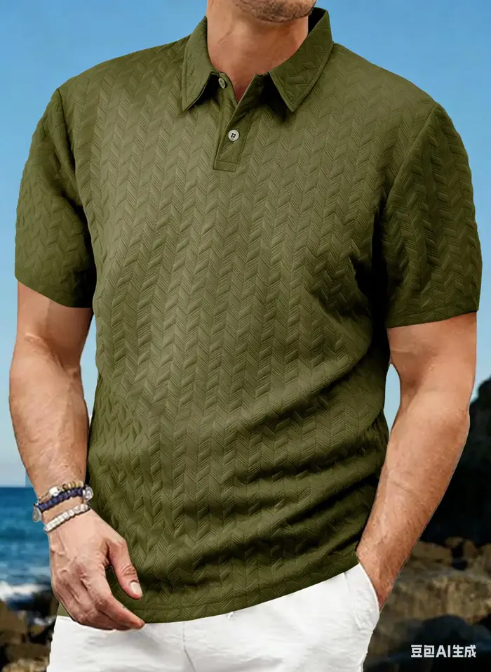Polo pour homme, manches courtes