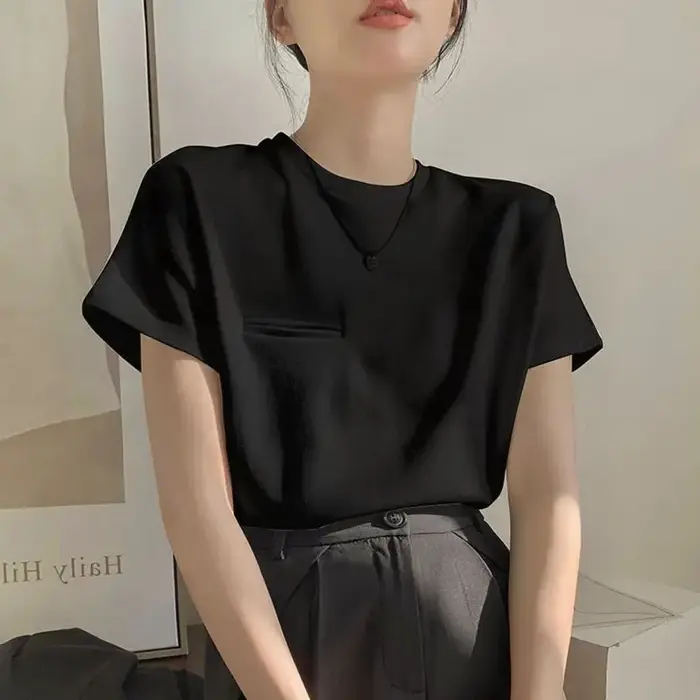 T-shirt d'été à manches courtes pour femmes