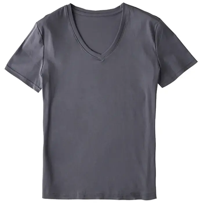 T-shirt Femme en Pur Coton à Manches Courtes