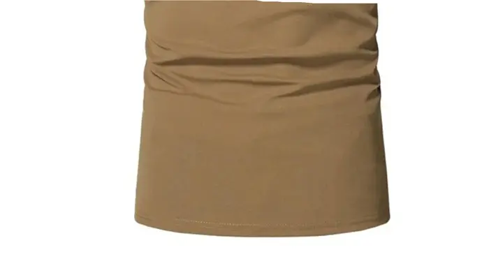 Polo pour hommes, couleur unie