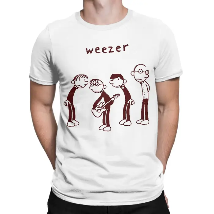 Weezer 1994 Album bande t-shirt pour hommes femmes cadeau t-shirts vêtements en coton