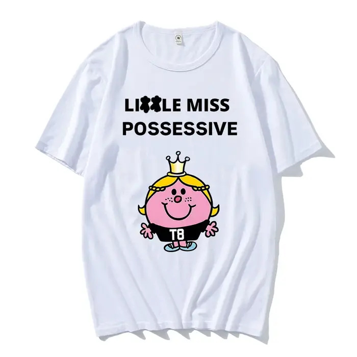 Tate McRae chanteur graphique t-shirts Miss possessif Tour du monde 2025 t-shirt coton haute qualité homme