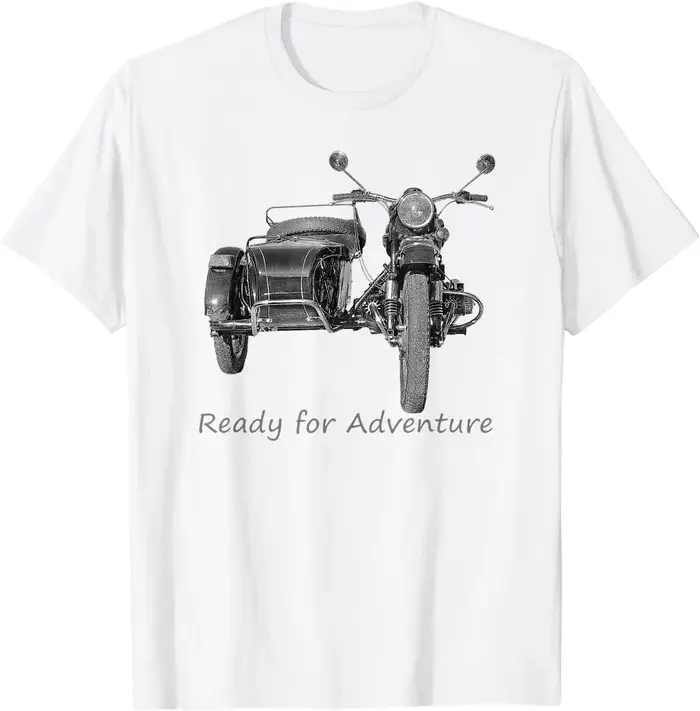 T-Shirt à Manches Courtes et Col Rond pour Homme