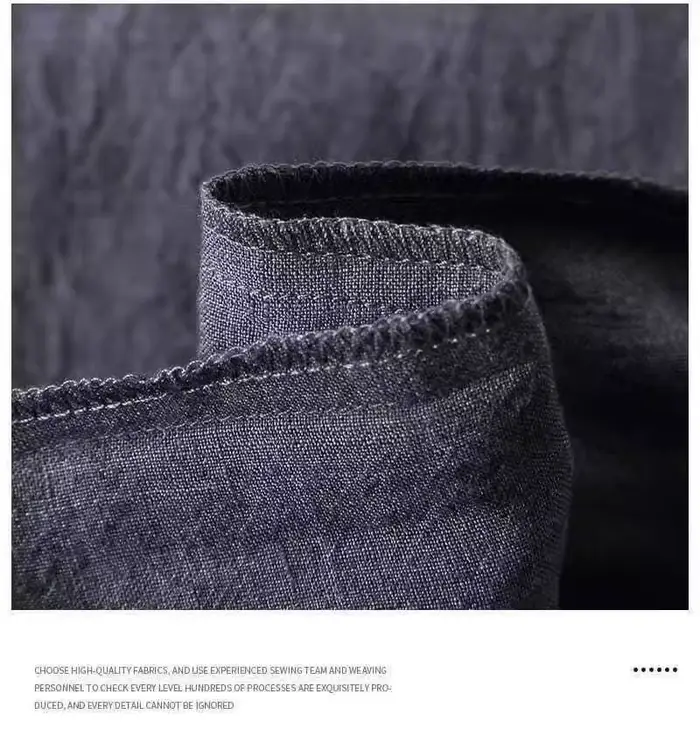 Nouvelles chemises en coton et lin pour hommes