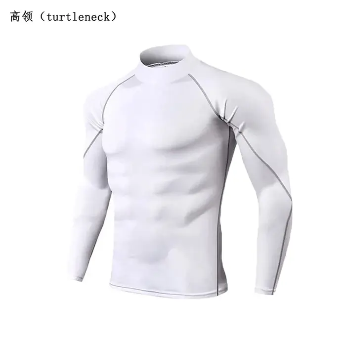 T-shirt fitness à manches longues pour hommes