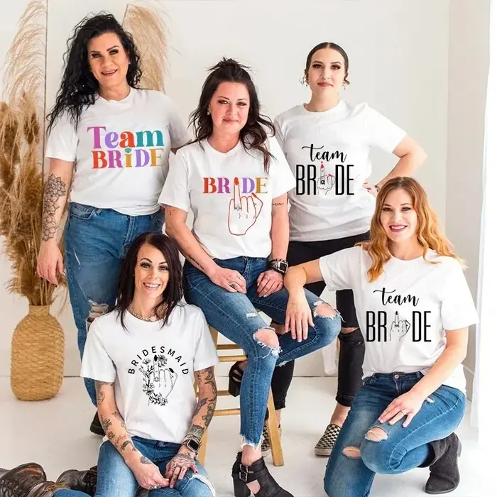 T-shirt Team Bride pour Filles