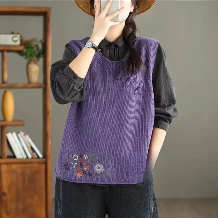 Gilets en tricot pour femmes