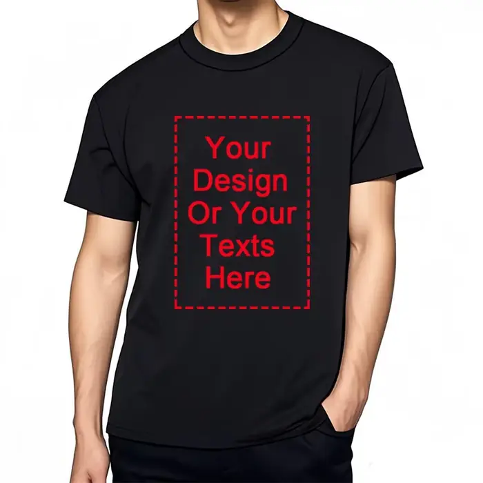 T-shirt imprimé personnalisé cadeaux d'été hauts concevoir votre propre photo ou logo