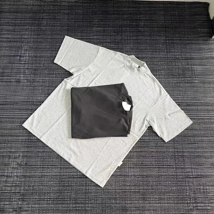 T-Shirt ample surdimensionné à manches courtes et col rond pour hommes