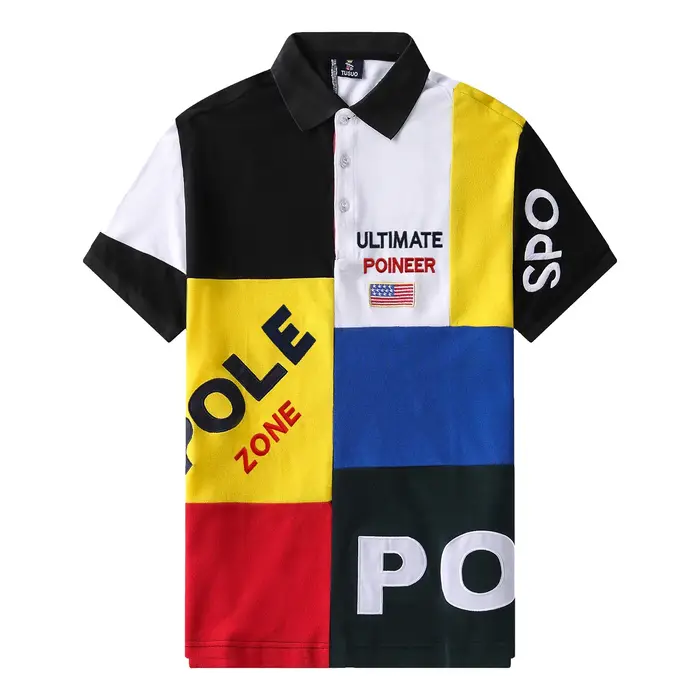 Polo pour homme USA Royal