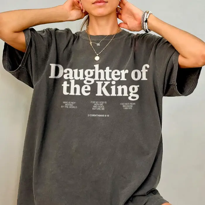 T-shirt Fille du Roi, T-shirt chrétien