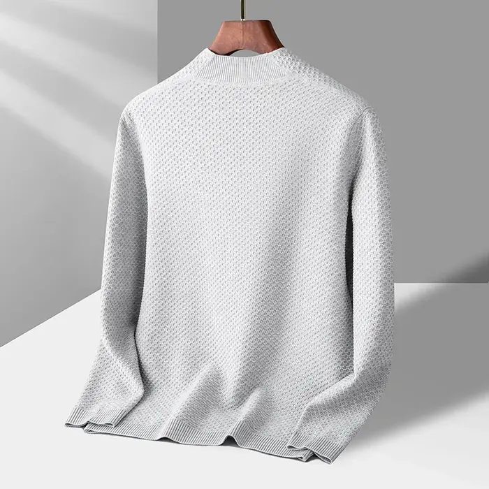 Cardigan à motif polo classique pour hommes
