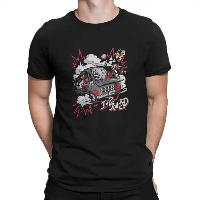Hellubodiva Anime T-shirt en polyester pour homme, vêtements classiques, zones me
