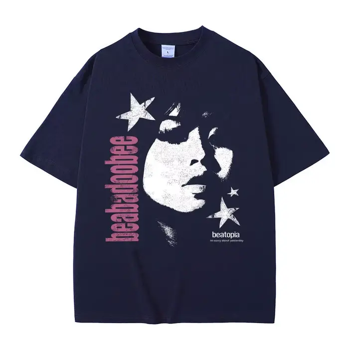 Beabadoobee visage impression T-shirts hommes femmes Hip Hop mode Pop musique