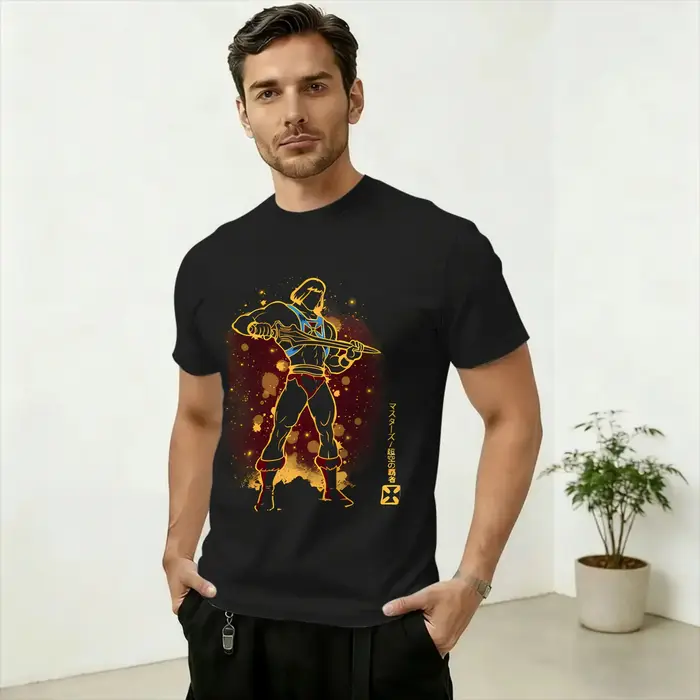T-shirts pour hommes H-He Mans The Master Style