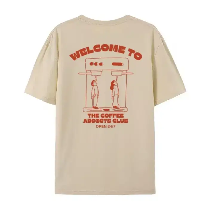 Café Addicts Club T-Shirt graphique pour femmes rétro Streetwear Barista