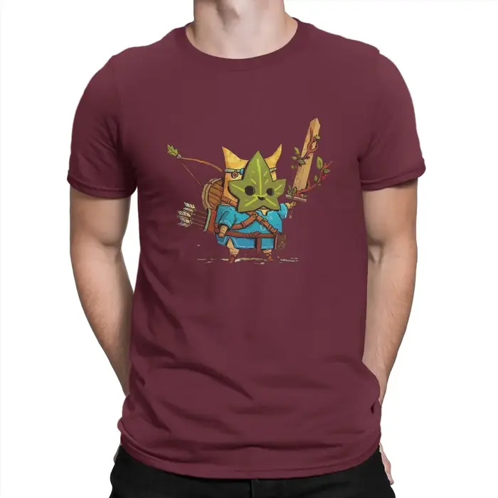 Z-helpda-T-shirt à col rond en pur coton pour hommes