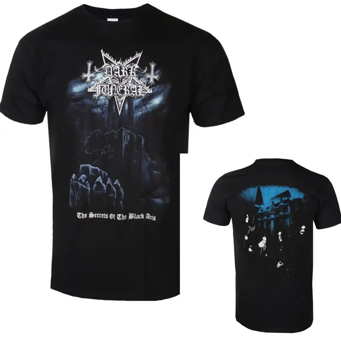 T-shirt en coton graphique Dark Funeral 2026 unisexe, manches courtes, mode estivale, tee-shirt de m