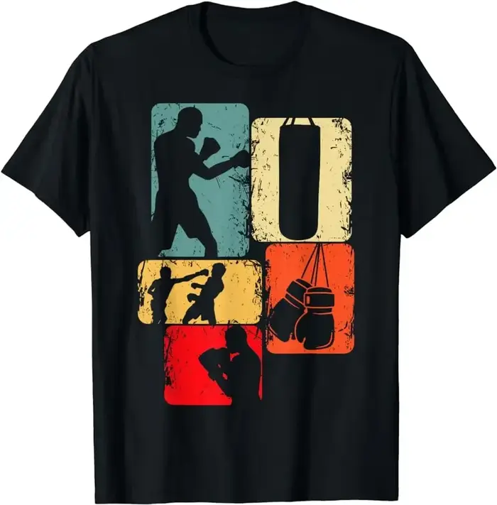 Amant de boxe Gym Boxer Kickboxing Kickboxer passionné T-Shirt unisexe Style chemises pour hommes vêtements t-shirts personnalisé imprimé T-Shirt