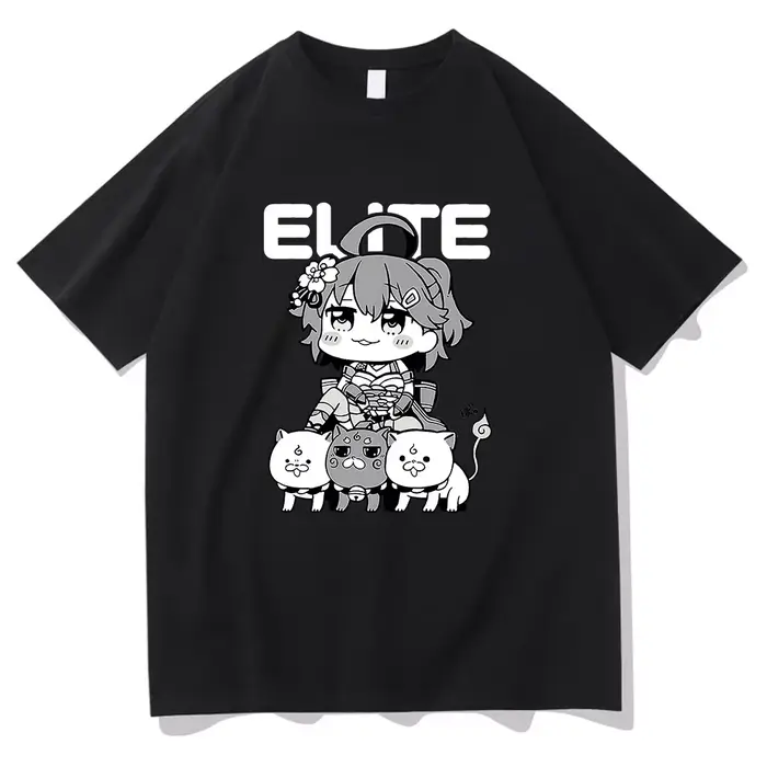 T-shirt unisexe en coton Anime Cartoon