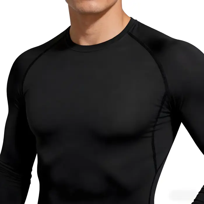 T-shirt de compression personnalisé à séchage rapide pour hommes et femmes