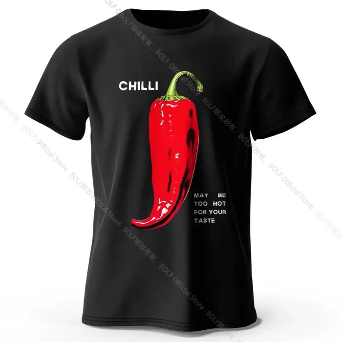 T-Shirt Chili Pepper épicé 100% coton