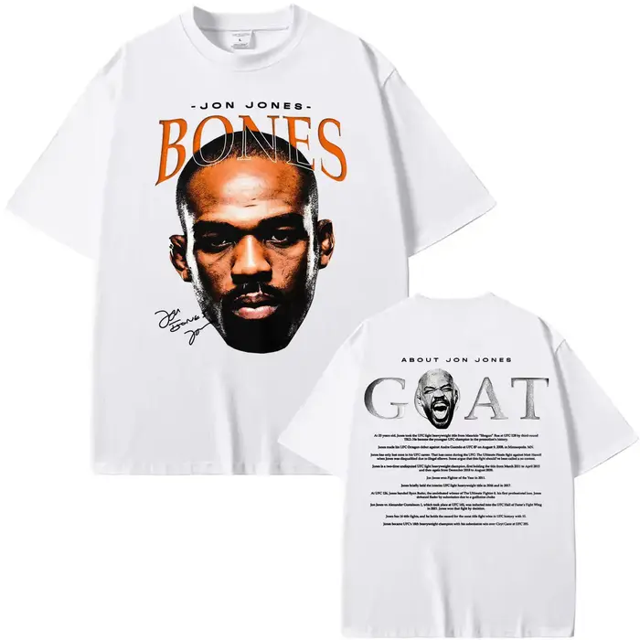 T-shirt vintage Jon Jones Bones pour hommes et femmes