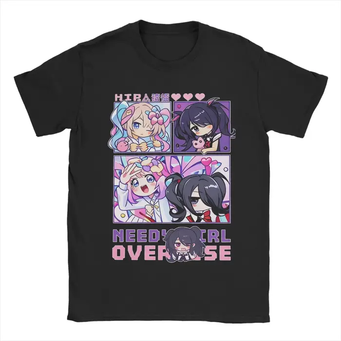T-shirt à imprimé graphique Needy Streamer Overload, vente chaude, arrivée récente, pour femmes et h