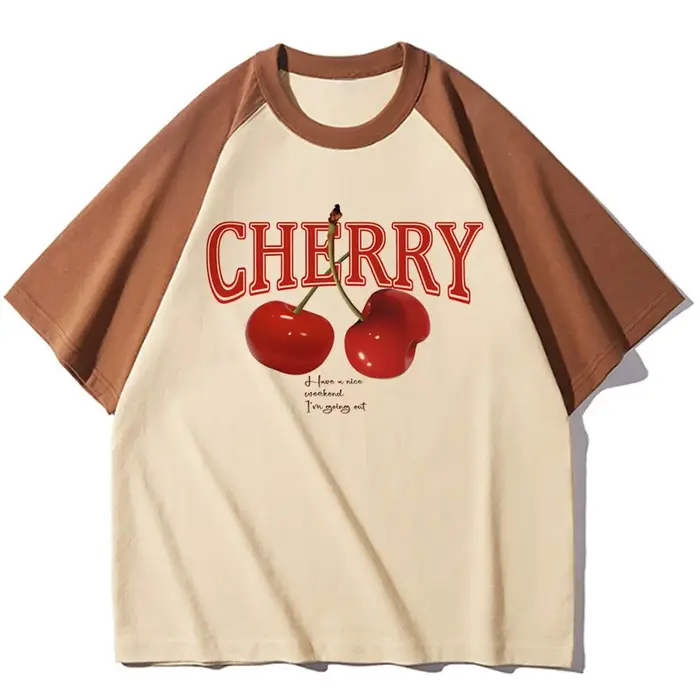 T-shirt femme Vintage Grunge Graphic, Psychedelic University Graphic, Kawaii Retro, None Girl