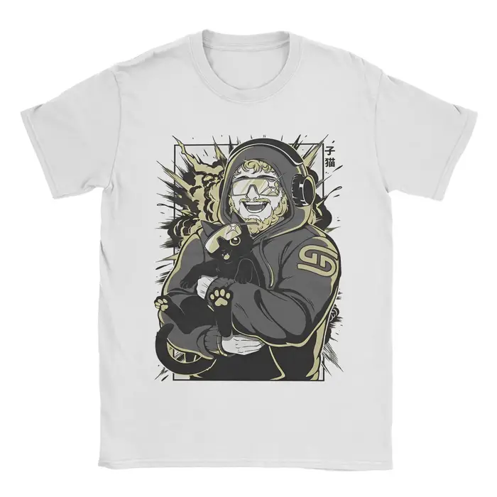T-Shirts pour hommes caseoh merch Vintage coton
