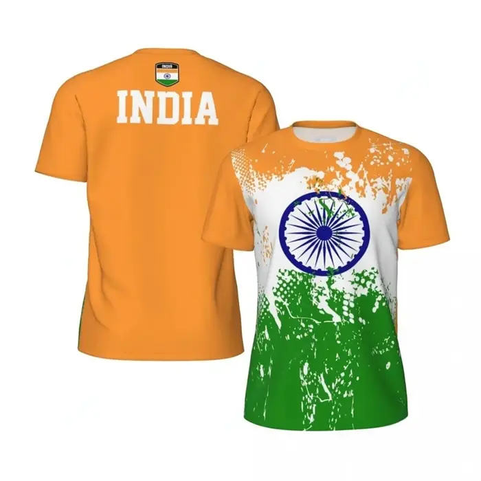 T-shirt de football imprimé en 3D pour hommes
