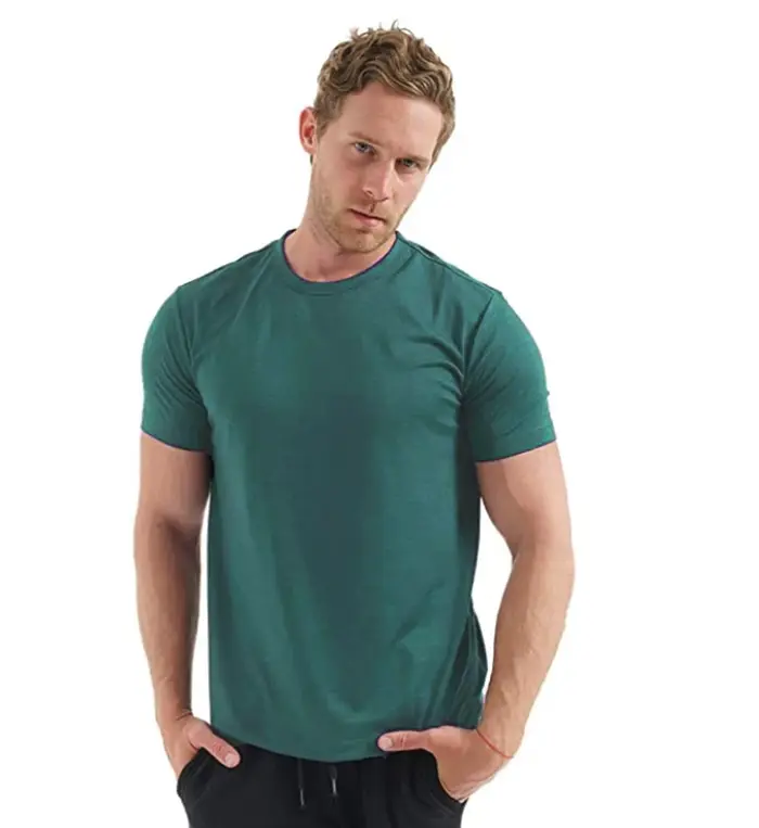 100% laine mérinos super fine t-shirt hommes couche de base chemise