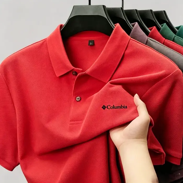 Polo décontracté pour homme à manches courtes