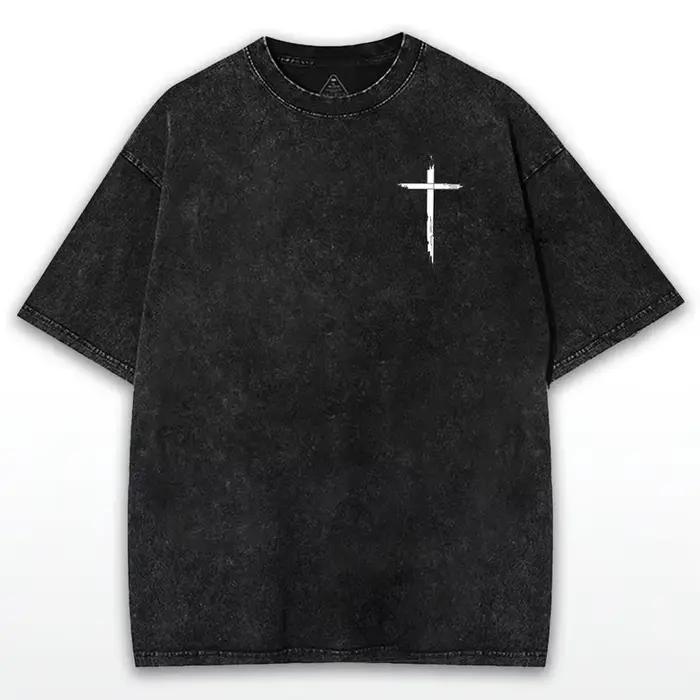 T-shirt surdimensionné couronne d'épines: imprimé Grunge jésus-Faithcore Streetwear T-shirt Vintage Do Old hauts de personnalité de haute qualité