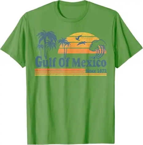 T-shirt de plage du golfe du Mexique depuis 1672