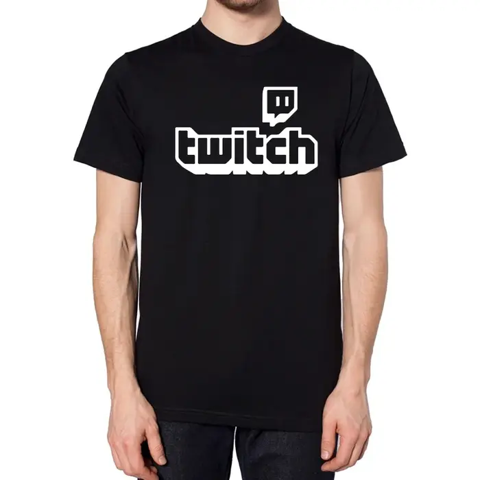 T-shirt de jeu personnalisé Twitch Tv pour hommes