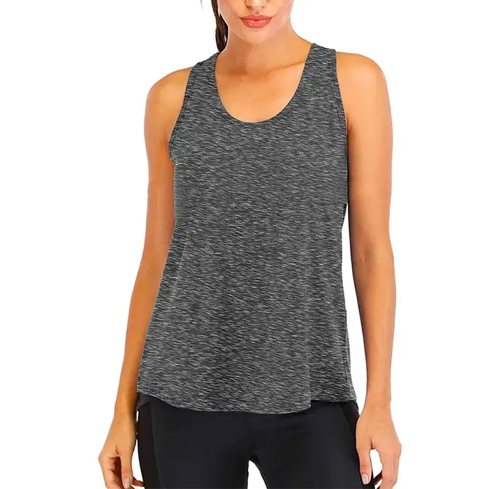 Chemise de Yoga femme nouveau Style T-Shirt ample Fitness hauts gilet femmes sans manches Sport