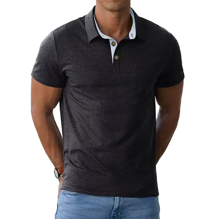 Polo pour homme à manches courtes