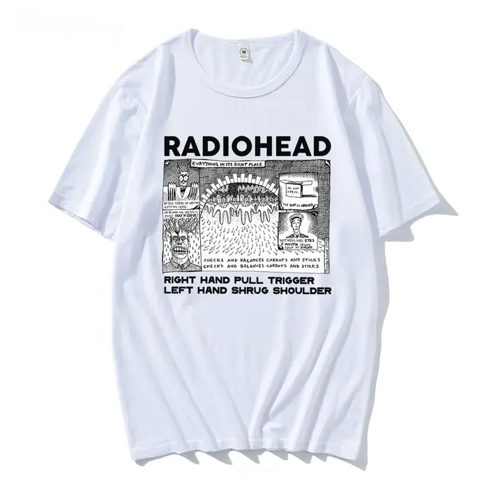 T-shirt humoristique rétro imprimé pour homme