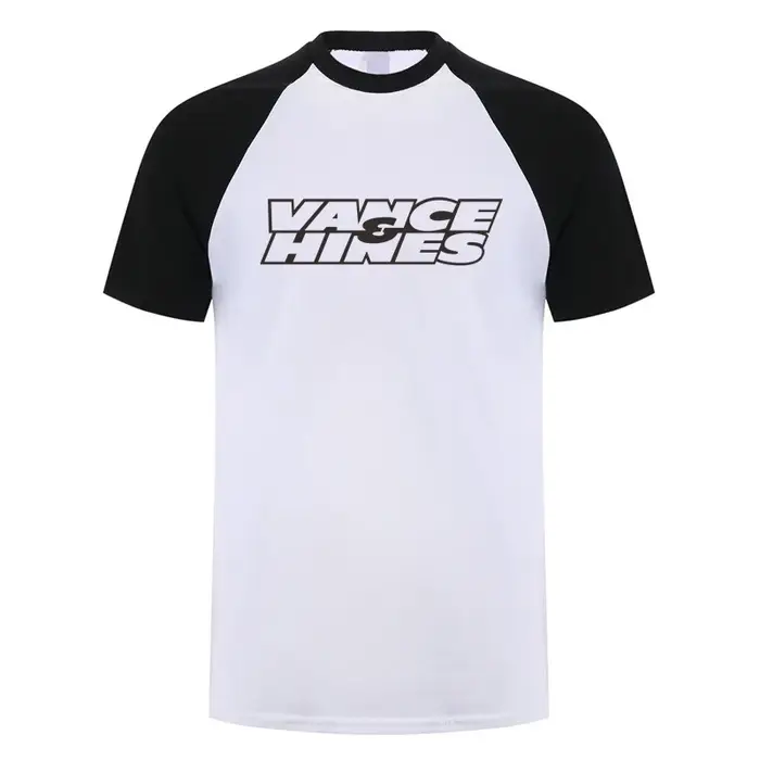 Vance et Hines T Shirt d'été Hommes Coton à manches courtes