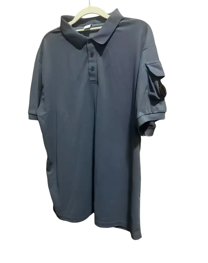 Polo à col boutonné pour homme, style été européen et américain, CP, polo de sport respirant à manch