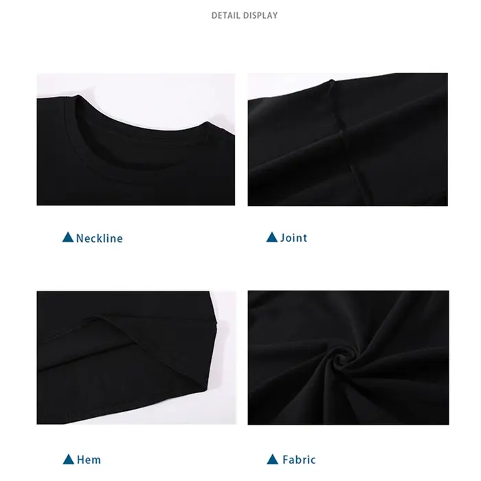 T-shirt personnalisé en coton pour hommes et femmes