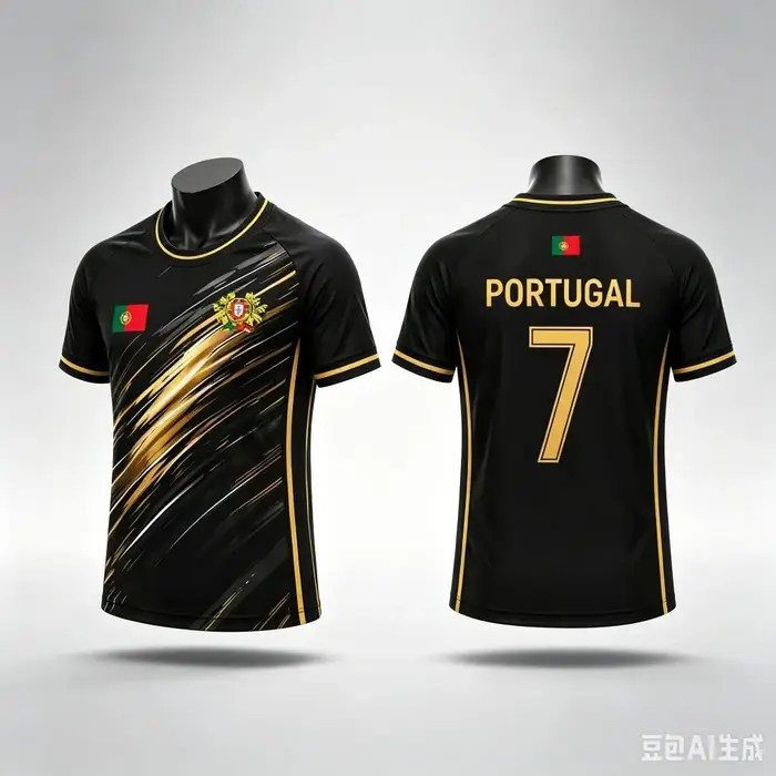 T-shirts pour hommes imprimés avec le drapeau national du Portugal
