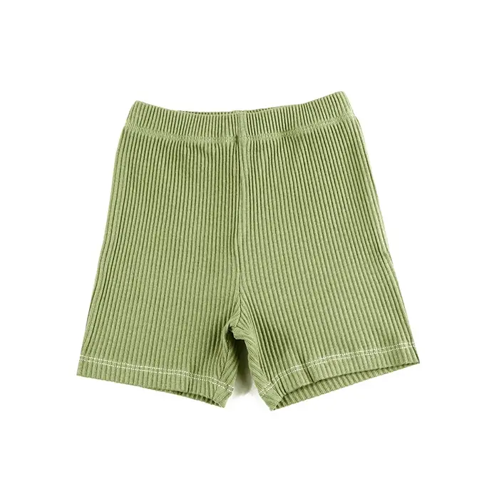 AA-T-shirt à manches courtes et longues pour garçon et fille, leggings courts, ensemble côtelé, vête
