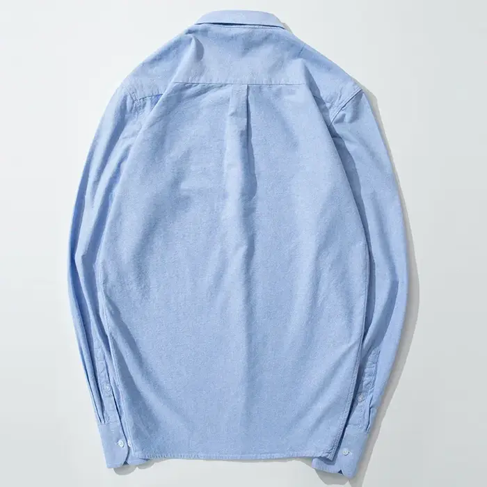 Chemise en pur coton Oxford brodée pour homme