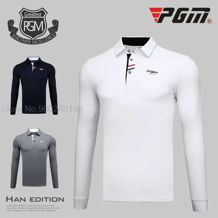 Pgm – t-shirt à manches longues pour homme