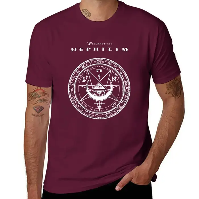 FiPublof-T-shirt graphique Nephilim pour hommes