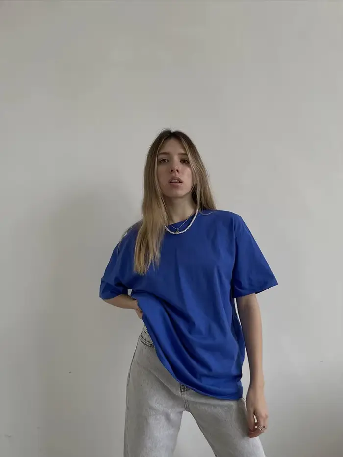 Hirsionsan-T-shirt décontracté à col rond pour homme et femme, 100% coton, 20 couleurs unies, été 20