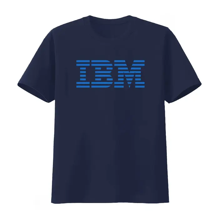 T-shirt IBM – Design élégant bleu et noir pour les passionnés de technologie – Haut décontracté polyvalent – Vêtements pour hommes et femmes – T-shirt été 2026